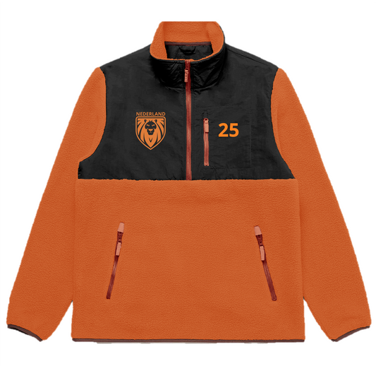 Nederland Box Lacrosse 1/4 Zip Colour Block Fleece