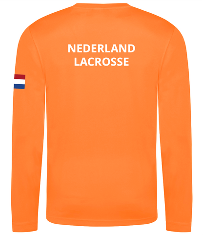 Nederland Box Lacrosse Long Sleeve Tech Tee