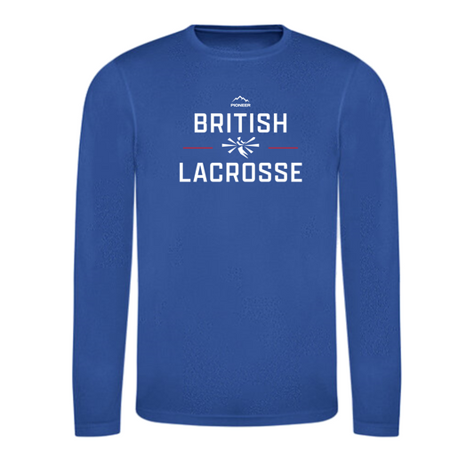 British Lacrosse Long Sleeve Tech Tee